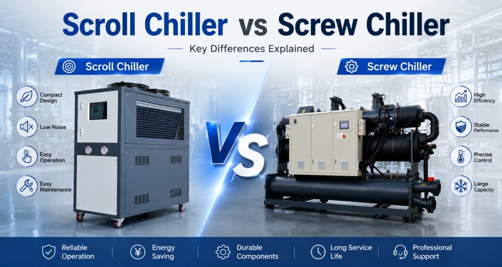 Scoll Chiller vs Screw Chiller Scoll Chiller vs Screw Chiller